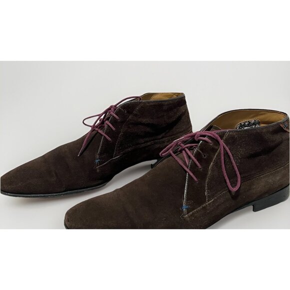 Paul Smith Italy Espresso Brown Suede Jay Chukka Boots Mens UK 10 EU 44 US 11 main image 5